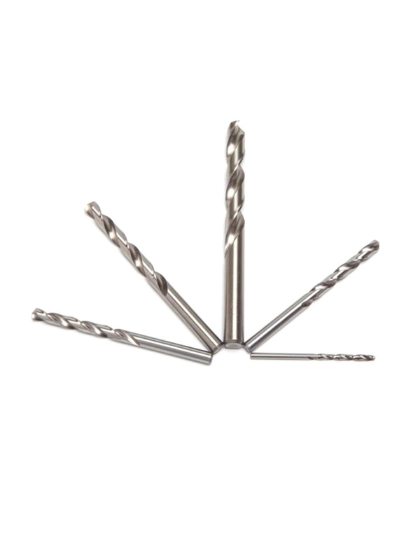 Tivoly 3mm HSS Fully Ground Jobber Split Point Drill for Drilling of Steels, Silver