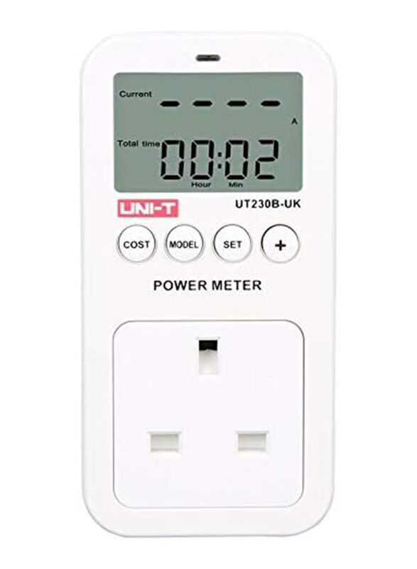 

Uni-T Power Meter Socket, UT230B-UK, White