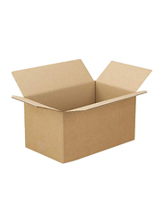 Tamtek Cardboard Carton Box for Moving, Shipping and Packing, 5 Pieces, 45 X 30 X30cm, Brown