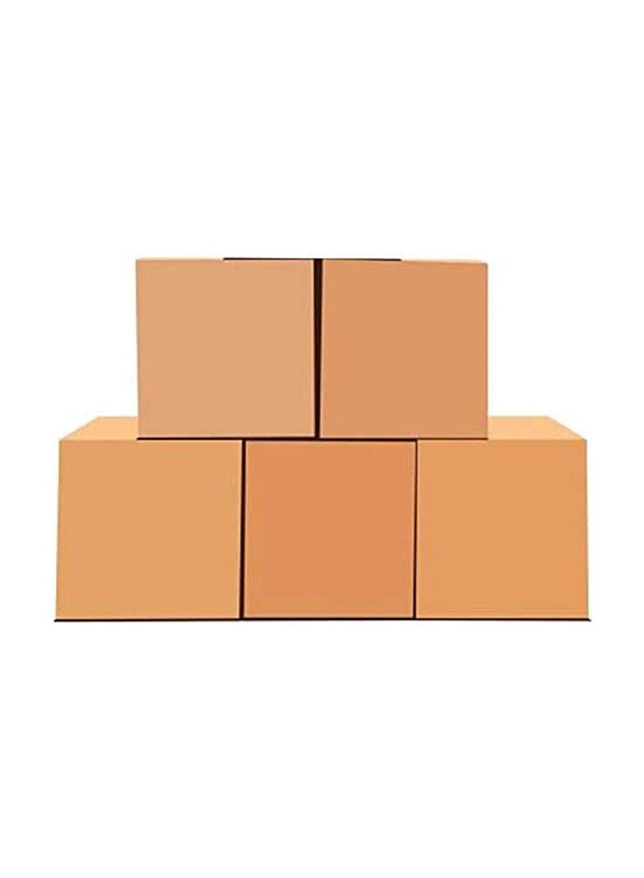 

Hollywood Stores Carton Box Set, 60 x 60 x 70, 5 Piece, Brown