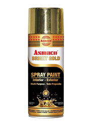 Asmaco Multi-Purpose Interior-Exterior Spray Paint, 400ml, Bright Gold