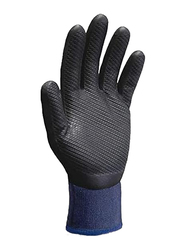 Stego Level 4 Protection Mechanical & Multipurpose Safety Gloves with Abrasion for Light Handling, St-2025, Blue/Black, Medium