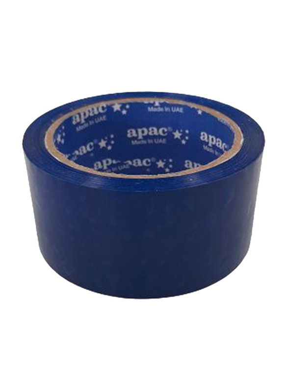 APAC Blue Packing Tape, 100 Yds x 2 Inches, 2 Rolls, Blue