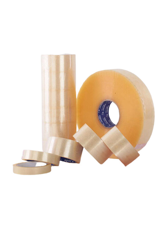 

APAC Packaging Tape, 40Micro x 200 Yds x 2 Inches, 3 Rolls, Clear