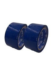 APAC Blue Packing Tape, 50 Yds x 2 Inches, 2 Rolls, Blue