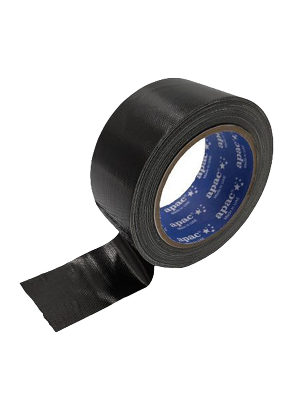 APAC Cloth Based Book Binding Tape, 20 Yds, x 2 Inches, 2 Rolls, Black