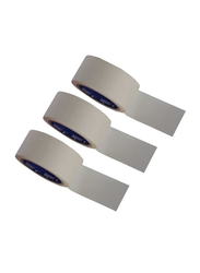 APAC Masking Tape, 2 Inches x 50 Yds, 3 Rolls, White