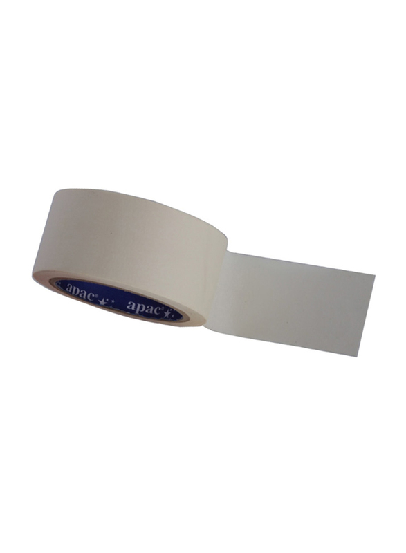 APAC Masking Tape, 1 Inch x 50 Yds, 36 Rolls, White