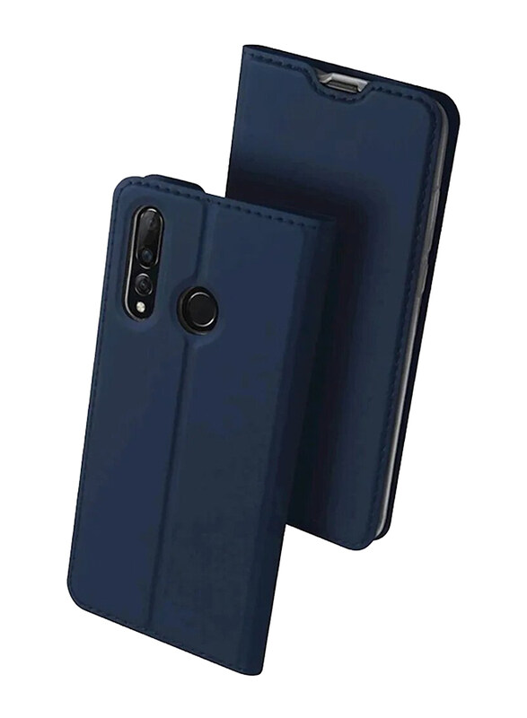 

Dux Ducis Huawei Nova 4 Protective Leather Mobile Phone Flip Case Cover, Blue