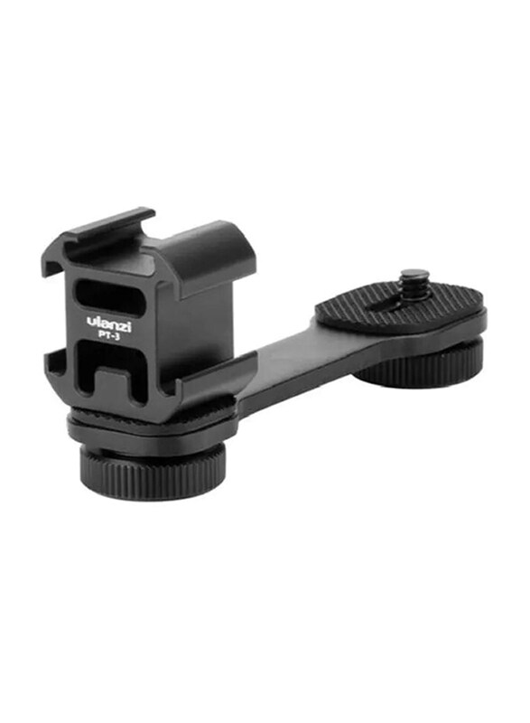 

Ulanzi PT-3 Three-Head Hot Shoe Mobile Phone Stabilizer Extension, Black