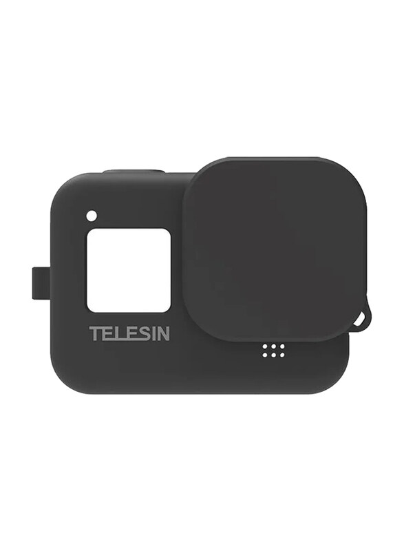 

Telesin HP-D8866B Protective Case Cover with Lanyard GoPro Hero 8 Camera, Black