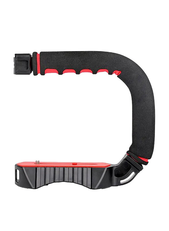 

Ulanzi U-Grip Pro U-Shape Bracket Handle Stabilizer, Black/Red
