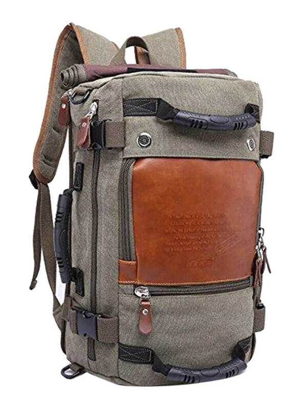 

Kaka Canvas Travelling Camping Backpack, Grey