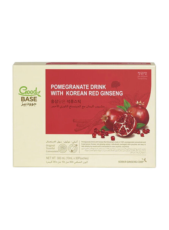 

Cheong Kwan Jang Pomegranate Drink With Korean Red Ginseng Set, 3 x 10 Pouches