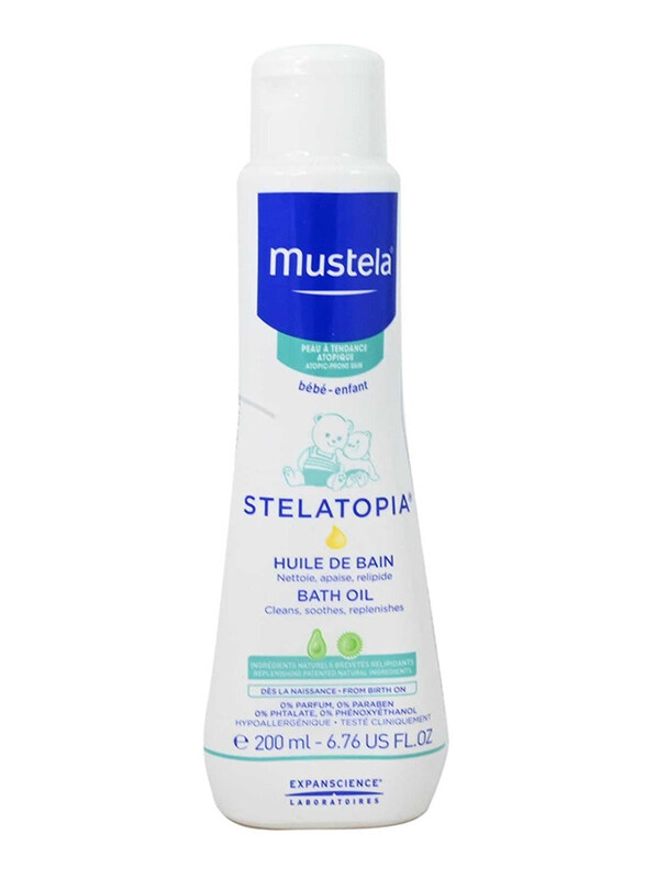 

Mustela Stelatopia Bath Oil, White, 200ml