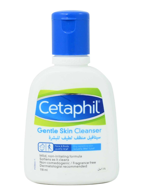 Cetaphil Gentle Skin Cleanser, 118ml, White