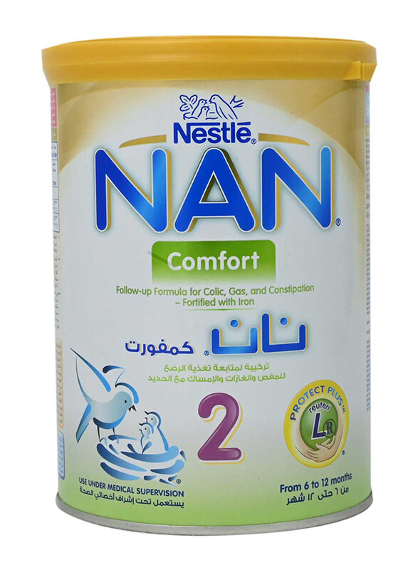 

Nestle Nan Comfort 2 Follow-Up Formula, 6 Months-1 Year, 400gm