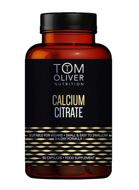 

Tom Oliver Calcium Citrate Food Supplement, 90 Capsules