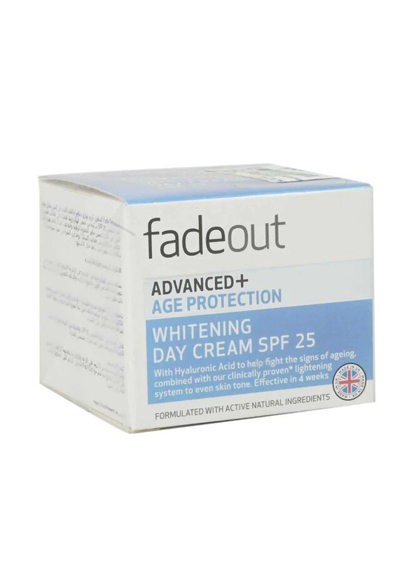 Fade Out Advanced Plus Age Protection Whitening Day Cream SPF25, 50ml