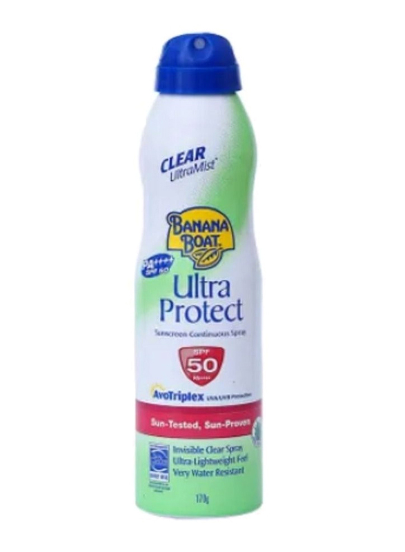 Banana Boat Ultra Defense Ultramist Spf 50 Spray, 170gm