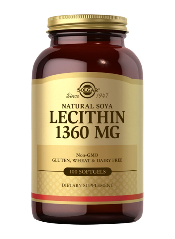 

Solgar Lecithin Dietary Supplement, 1360mg, 100 Softgels