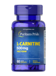 Puritan's Pride L-Carnitine 500mg Supplement, 60 Capsules