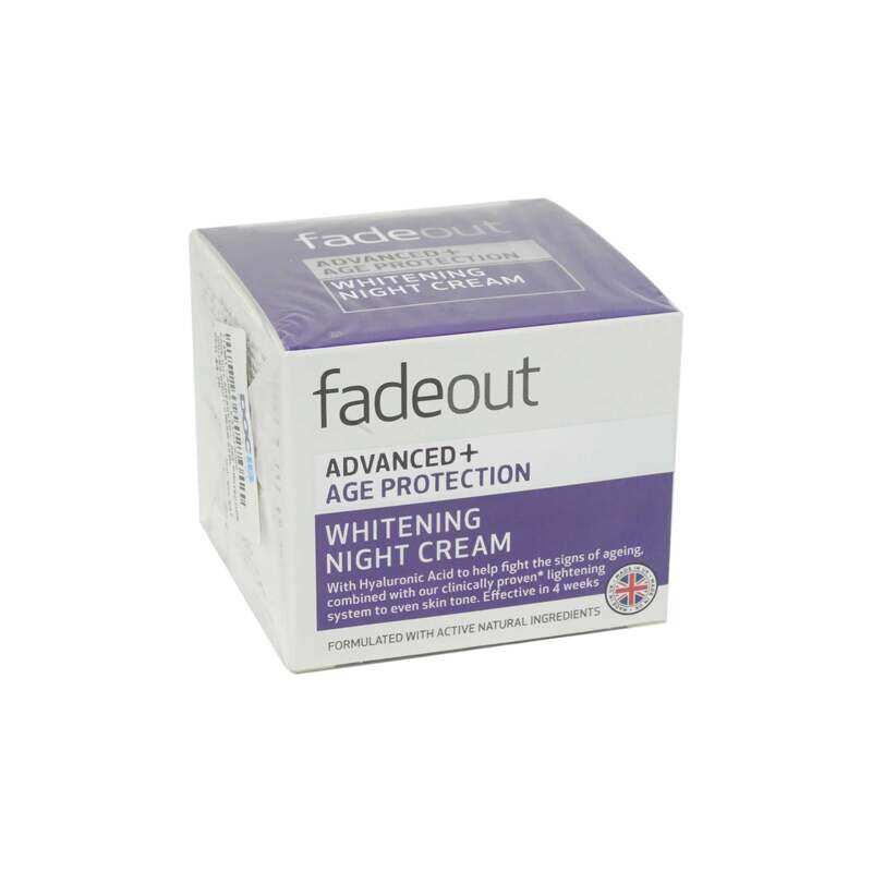 

Fade Out Advanced Plus Age Protection Whitening Night Cream, 50ml