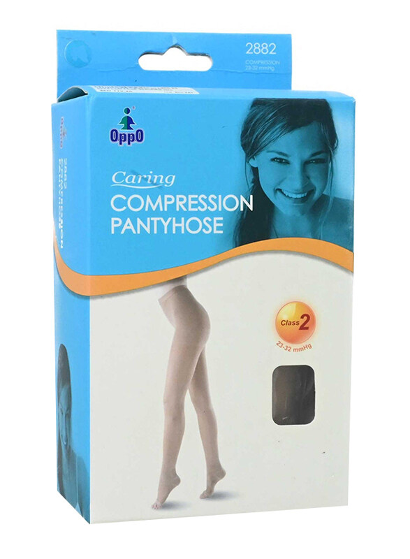 

Oppo Caring Compression Stocking Pantyhose, 2882, Large, Beige