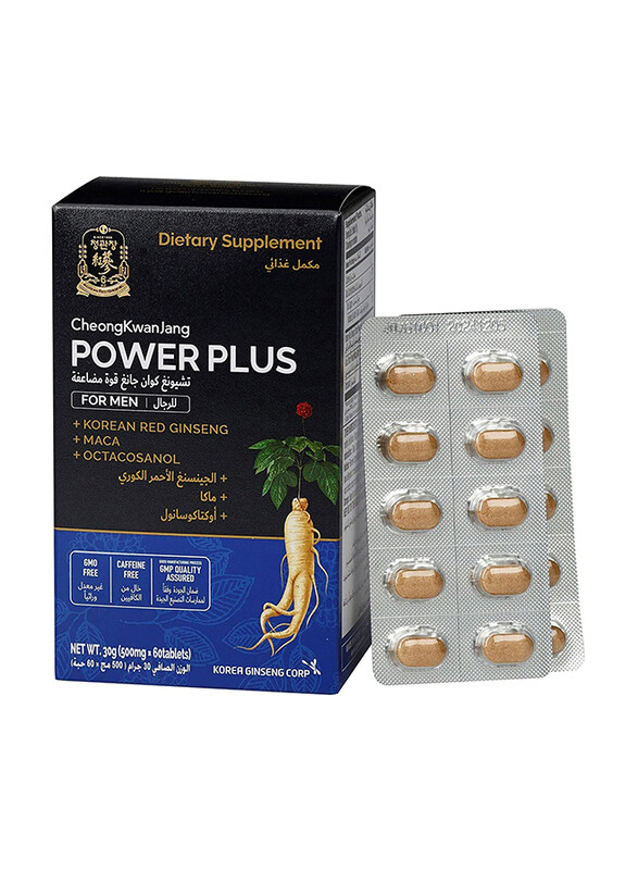 

Cheong Kwan Jang Power Plus For Men, 500mg x 60 Tablets