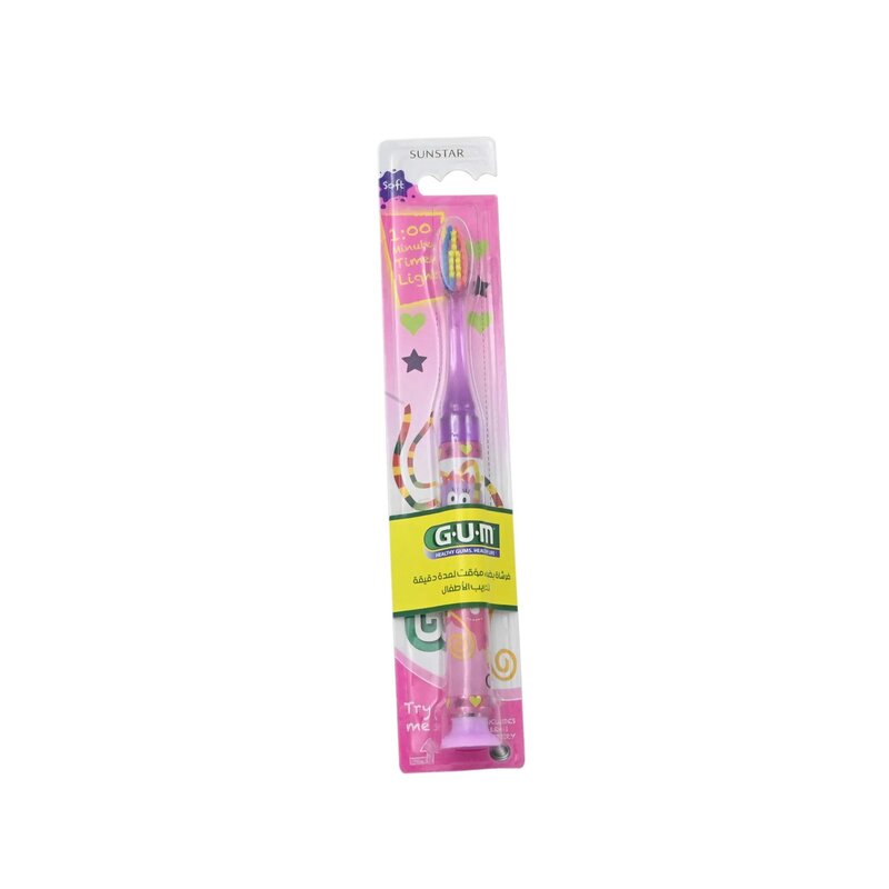 Butler Gum 903 Light Kids Toothbrush, Purple