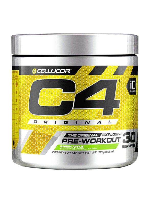 

Cellucor C4 Original Pre Workout Powder, 30 Serving, Icy Green Apple