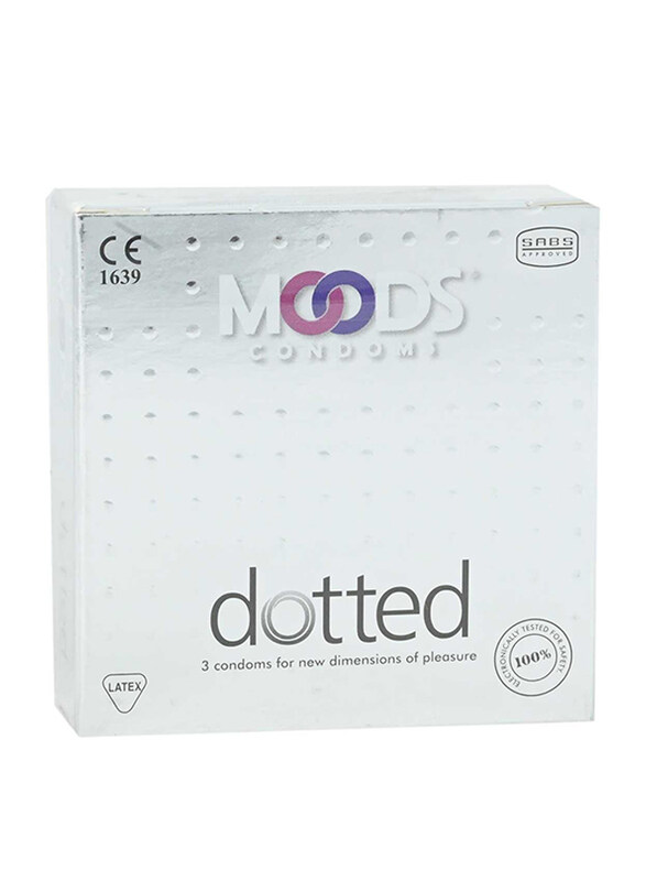 

Moods Dotted Condoms, 3 Pieces