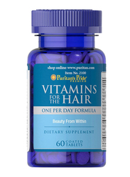 Puritan's Pride Vitamins for The Hair Supplement, 60 Tablets