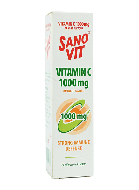 

Sano-vit Sanovit Vitamin C Orange, 1000mg, 20 Tablets