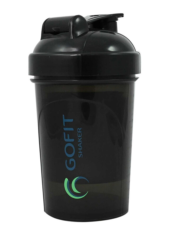 

Gofit 500ml Smart Shaker Bottle, Black
