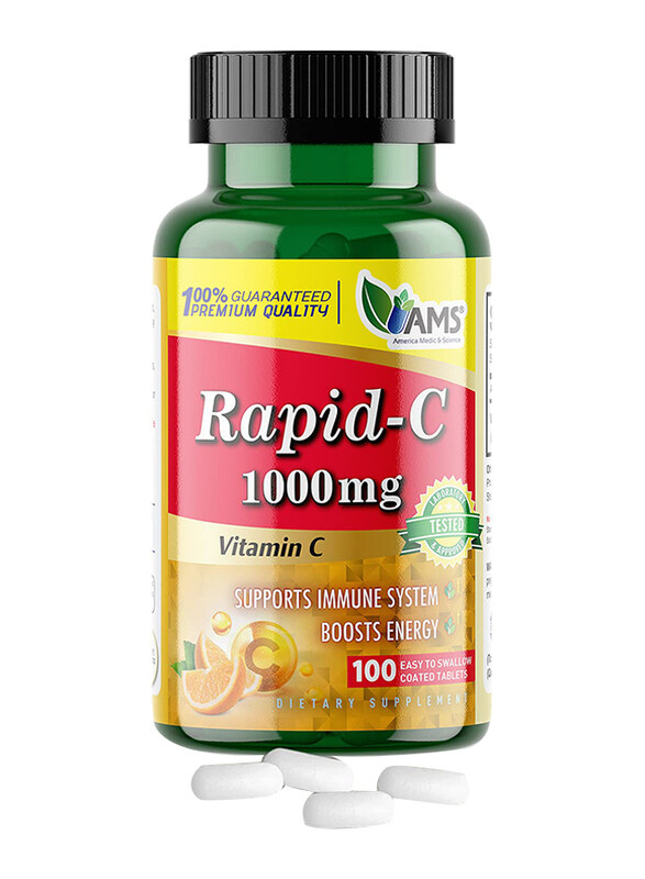 

Ams Rapid-C Dietary Supplements, 1000mg, 100 Tablets