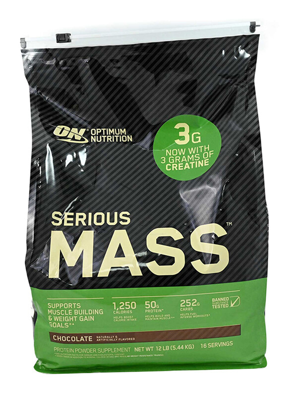 

Optimum Nutrition Serious Mass Supplement, 5.44 KG, Chocolate