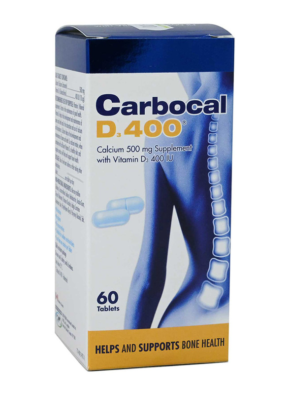 Carbocal D3400 Iu Supplement, 60 Tablets