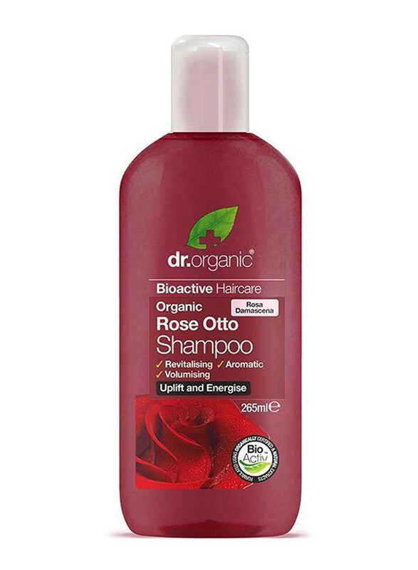 

Dr. Organic Rose Otto Shampoo for All Hair Types, 265ml