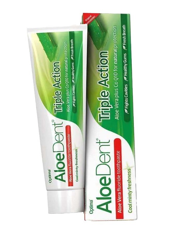 Aloedent Triple Action Cool Mint Toothpaste, 50ml