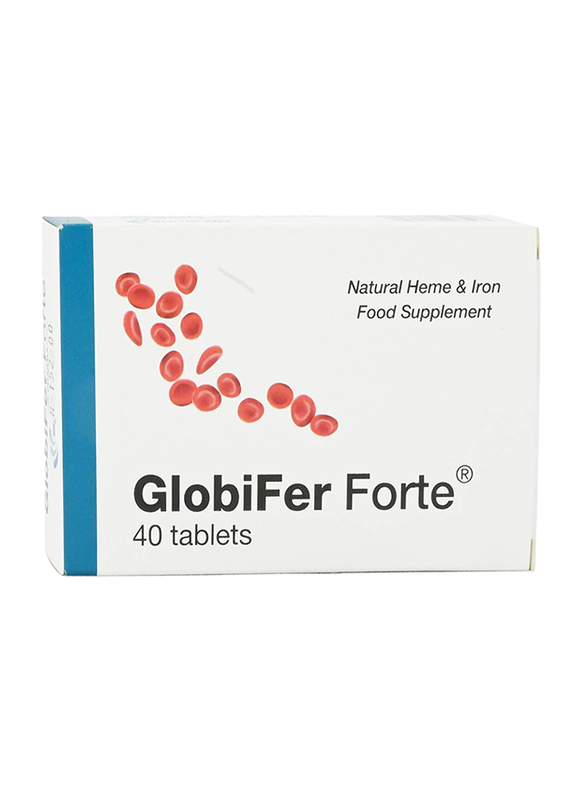 Globifer Forte Natural Hemo & Iron, 600mg, 40 Tablets