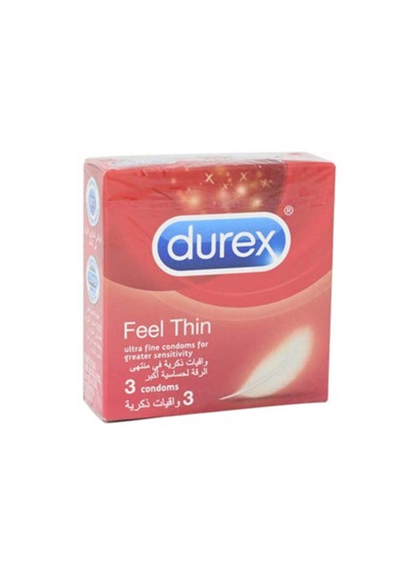 Durex Feel Thin Condom, 3 Pieces