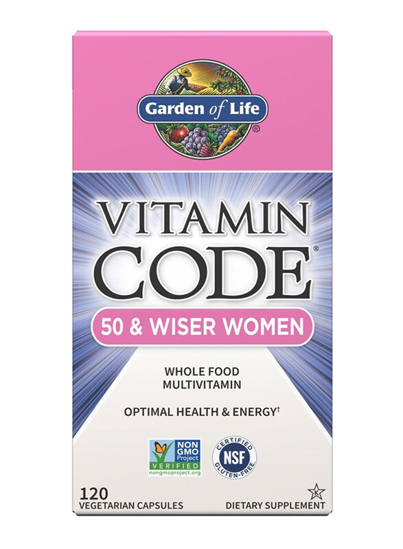 

Garden Of Life Vitamin Code 50 & Wiser Women Dietary Supplement, 120 Capsules