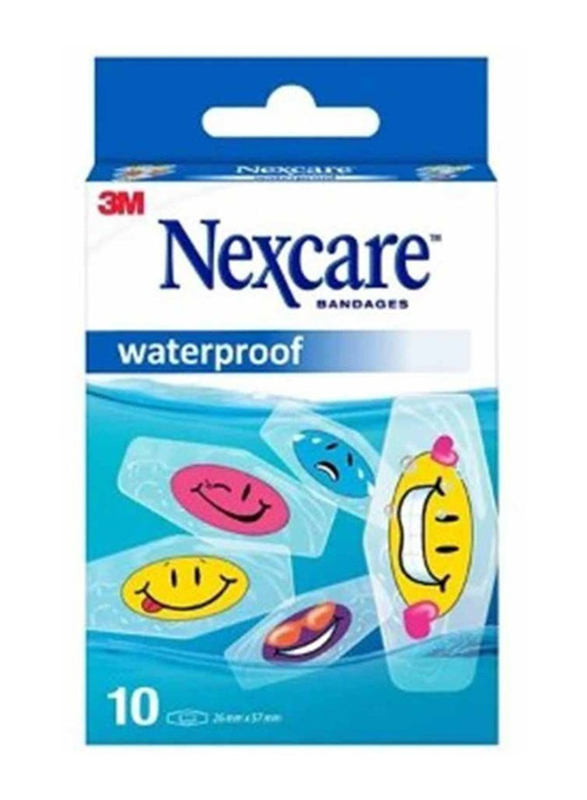 Nexcare Waterproof Kids Bandages, 10 Pieces