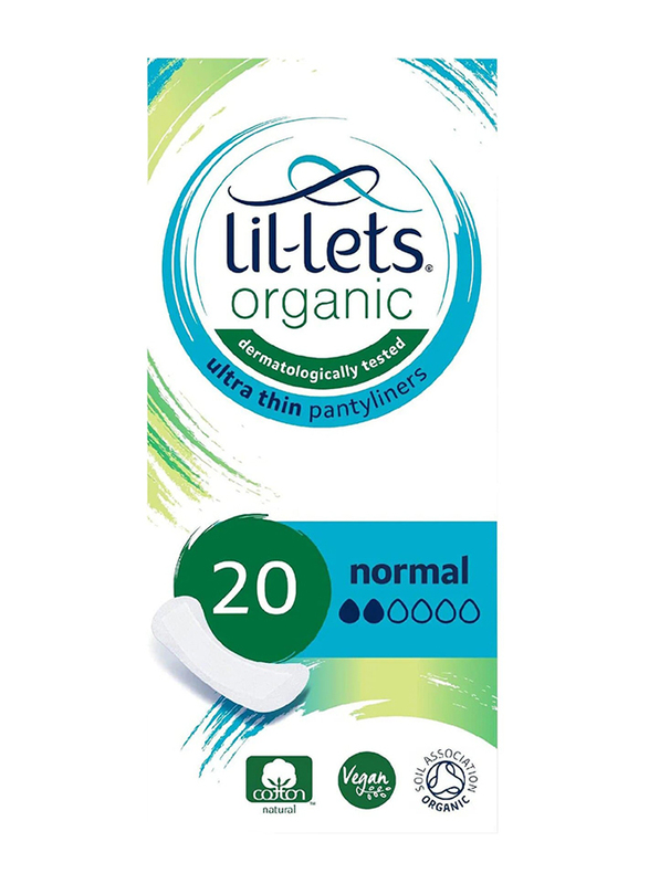 

Lil-Lets Organic Liners Normal, 20 Pieces