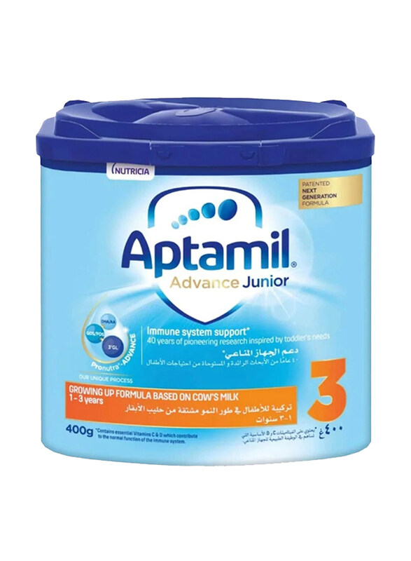 

Nutricia Aptamil Advance Junior Cow Milk Formula, Stage 3, 400g