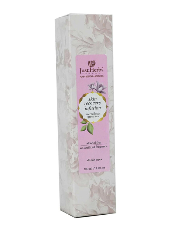 

Just Herb Sacred Lotus Facial Toner Skin Recovery Infusion, 100ml, Pink