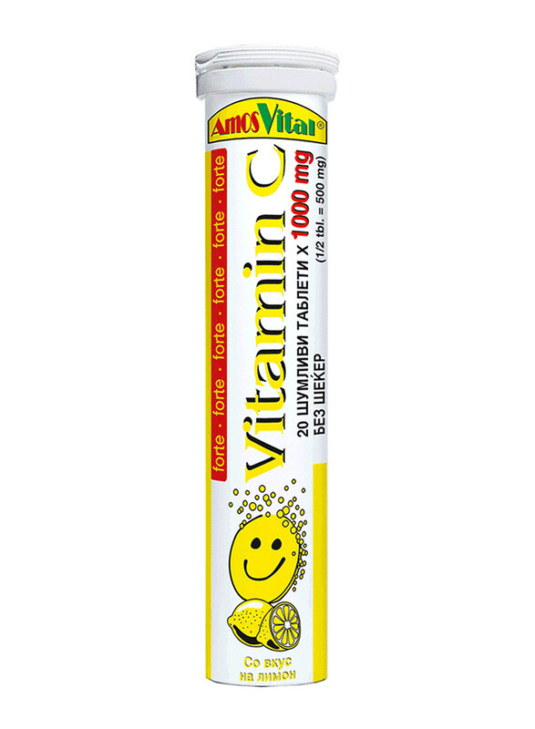

Amosvital Vitamin C, 20 Effervescent Tablets