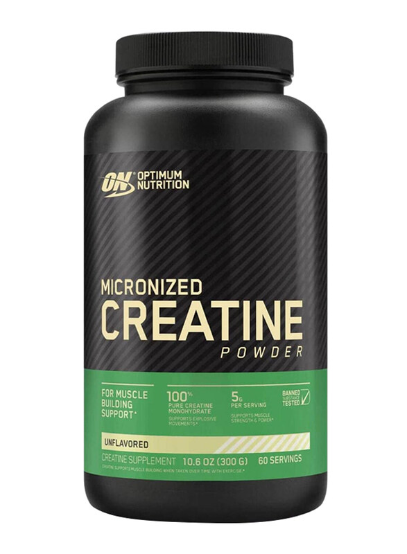 

Optimum Nutrition Micronized Creatine Powder, 57 Servings, 300gm, Unflavoured