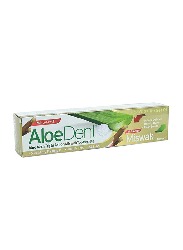 

Aloedent Miswak Fluoride Free Toothpaste, 100ml